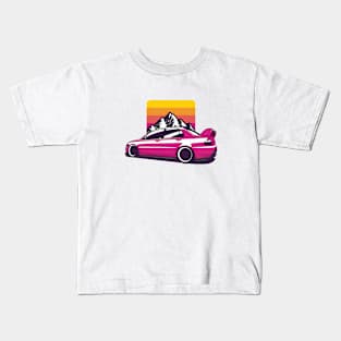 Pink Lancer EVO 8 Kids T-Shirt